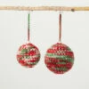 Best Pirce 🤩 Sullivans Festive Knit Ball Ornament - Set Of 2 👍 -Sullivans Sales unnamed file 6364