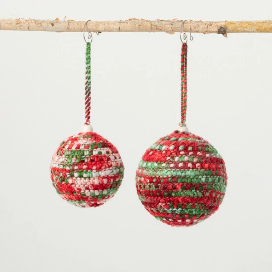 Best Pirce ๐คฉ Sullivans Festive Knit Ball Ornament - Set Of 2 ๐ 3 Best Pirce ๐คฉ Sullivans Festive Knit Ball Ornament - Set Of 2 ๐