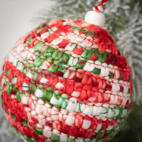 Best Pirce ๐คฉ Sullivans Festive Knit Ball Ornament - Set Of 2 ๐ 4 Best Pirce ๐คฉ Sullivans Festive Knit Ball Ornament - Set Of 2 ๐ - Image 2