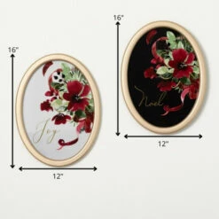 Hot Sale 🧨 Sullivans Floral Wall Decor - Set Of 2 🎁 -Sullivans Sales unnamed file 6404