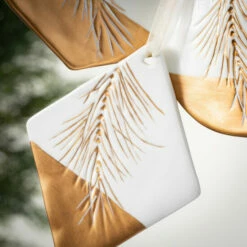 Wholesale 🧨 Sullivans Gold Pine Motif Ornament - Set Of 3 🧨 -Sullivans Sales unnamed file 6428