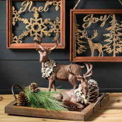 Brand new 👏 Sullivans Framed Glass Joy-Noel Wall Art 👍 -Sullivans Sales unnamed file 6456