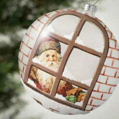 Best Sale 💯 Sullivans Painted Peeking Santa Ornament ⌛ -Sullivans Sales unnamed file 6459