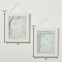 Best deal 🔥 Sullivans Framed Winter Village Wall Art 🎁 -Sullivans Sales unnamed file 6479