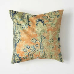 Outlet 😉 Sullivans Blue & Orange Tapestry Pillow ⌛