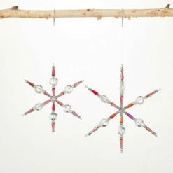 Top 10 😉 Sullivans Beaded Snowflake Ornament - Set Of 2 🔔