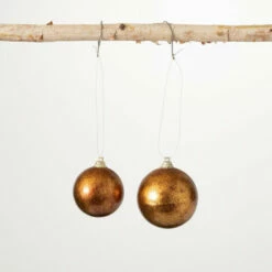 Brand new 👍 Sullivans Burnished Ball Ornament - Set Of 2 ⌛