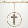 Coupon ⌛ Sullivans Wood Beads & Cross Ornament ⌛