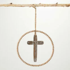 Coupon โ Sullivans Wood Beads & Cross Ornament โ