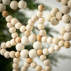 Brand new 👍 Sullivans Wood Bead Ornament - Set Of 3 ✨ -Sullivans Sales unnamed file 6650