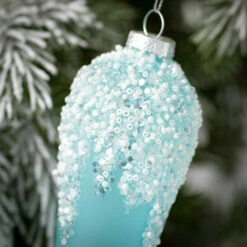Brand new 😍 Sullivans Glittered Drop Ornament - Set Of 3 🎁 -Sullivans Sales unnamed file 6779