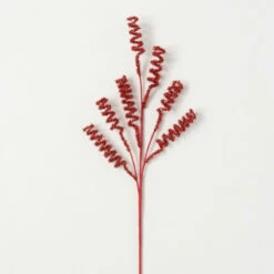 Discount 😀 Sullivans 24.5" Artificial Red Curly Spray ⭐