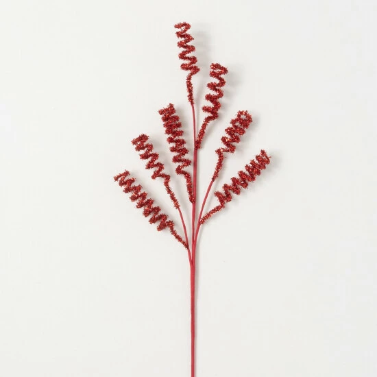 Discount 😀 Sullivans 24.5" Artificial Red Curly Spray ⭐ 3 Discount 😀 Sullivans 24.5" Artificial Red Curly Spray ⭐