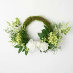 Flash Sale 😍 Sullivans Artificial 28" Floral Moss Half Wreath ✔️