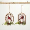 New 🔥 Sullivans Wood Cardinal Ornament - Set Of 2 😍 -Sullivans Sales unnamed file 6864