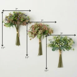 Discount 👍 Sullivans Artificial Flowering Bush - Set Of 3 ✔️ -Sullivans Sales unnamed file 6873