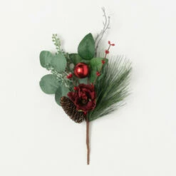 Hot Sale 👍 Sullivans 15" Artificial Eucalyptus And Rose Pick 👍