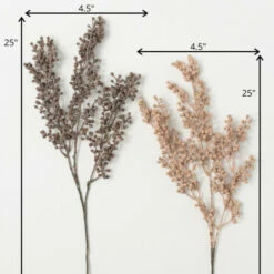 Top 10 ⭐ Sullivans Artificial Faux Dried Blush Berry Stem - Set Of 2 👍 -Sullivans Sales unnamed file 6925