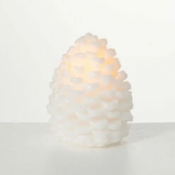 Cheapest ❤️ Sullivans 4.75" Glitter Pinecone LED Candle ⭐