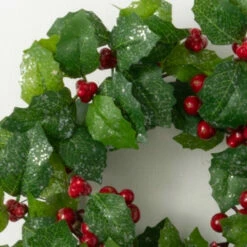 Hot Sale 🌟 Sullivans 10" Berry Leaf Artificial Mini Wreath 💯 -Sullivans Sales unnamed file 6953