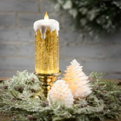 Cheapest ❤️ Sullivans 4.75" Glitter Pinecone LED Candle ⭐ -Sullivans Sales unnamed file 696