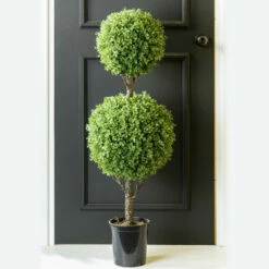 Discount 😀 Sullivans Boxwood 2 Tier Topiary Tree - 14"L X 14"W X 48"H 😍 -Sullivans Sales unnamed file 6961