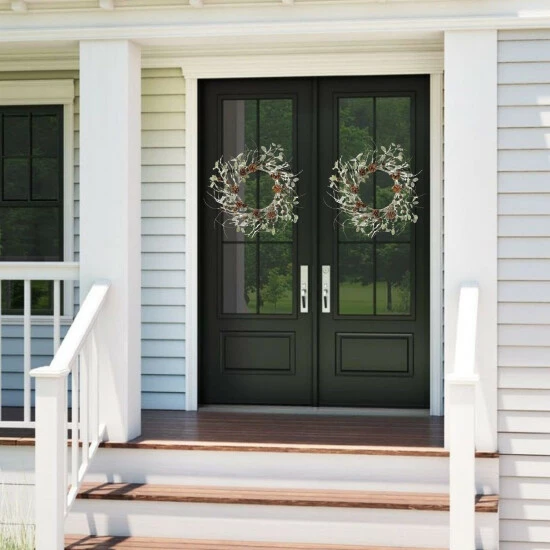 Cheap ๐ Sullivans 30" Artificial Birch, Leaf & Pinecone Wreath - Set Of 2 ๐ 4 Cheap ๐ Sullivans 30" Artificial Birch, Leaf & Pinecone Wreath - Set Of 2 ๐ - Image 2