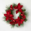Cheapest 😍 Sullivans 24" Artificial Poinsettia And Pine Wreath 😀 -Sullivans Sales unnamed file 7029