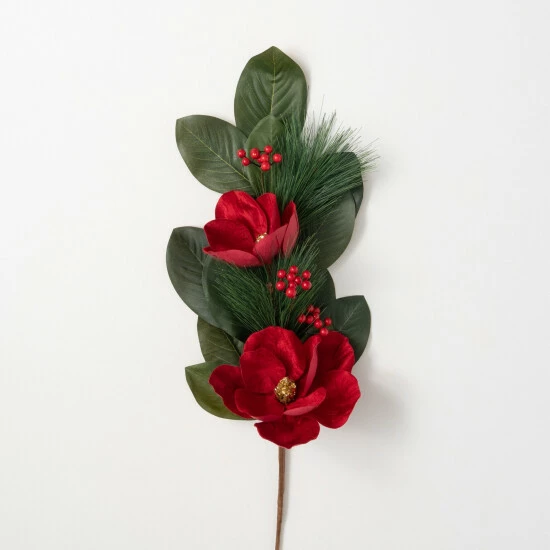 Coupon ✨ Sullivans 49.5" Artificial Magnolia Berry Spray ✔️ 3 Coupon ✨ Sullivans 49.5" Artificial Magnolia Berry Spray ✔️