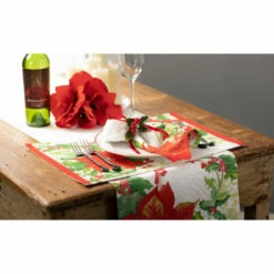 Wholesale 🧨 Sullivans Poinsettia Cotton Napkin - Set Of 4 👍 -Sullivans Sales unnamed file 7089