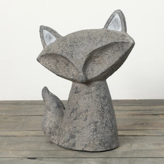 Cheap ✔️ Sullivans 18.25" Gray Fox Garden Sculpture; Gray ⌛ 3 Cheap ✔️ Sullivans 18.25" Gray Fox Garden Sculpture; Gray ⌛