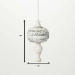 Best reviews of ⭐ Sullivans Finial Wood & Wool Ornament 🎉 -Sullivans Sales unnamed file 7128