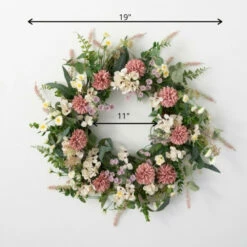 Best reviews of 😉 Sullivans Artificial 19" Mixed Floral Wreath ⭐ -Sullivans Sales unnamed file 713
