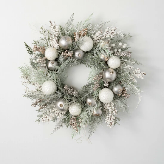 Best Pirce 😀 Sullivans 25" Artificial Winter Pine Wreath ✨ 3 Best Pirce 😀 Sullivans 25" Artificial Winter Pine Wreath ✨