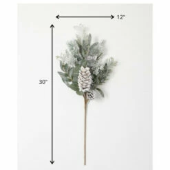 Budget 🎁 Sullivans Pine & Leaf Artificial Spray - 12"L X 4.5"W X 30"H 😀 -Sullivans Sales unnamed file 7279