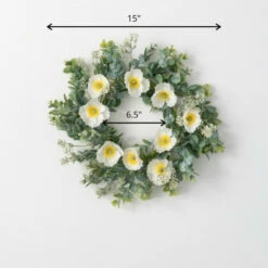 Best reviews of 🎁 Sullivans Artificial 15" Eucalyptus Poppy Mini Wreath 😍 -Sullivans Sales unnamed file 7298
