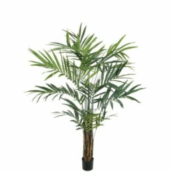 Promo ⌛ Sullivans 9'h Potted Palm Tree - Green - 6'L X 5'W X 9'H 🌟
