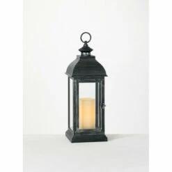 Best Pirce 😀 Sullivans 17.5" Lantern With LED Pillar Candle 🎉