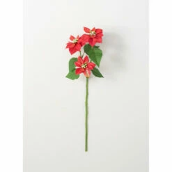 Cheap 🌟 Sullivans Fuchsia Poinsettia Stem - 7"L X 6"W X 25"H ❤️