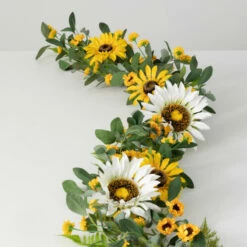 Best reviews of 🔥 Sullivans Artificial 62" Sunflower Gingham Garland 🤩