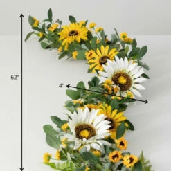 Best reviews of 🔥 Sullivans Artificial 62" Sunflower Gingham Garland 🤩 -Sullivans Sales unnamed file 7395