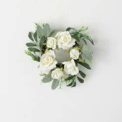 Best reviews of 🔔 Sullivans Artificial 13" Creamy White Rose Mini Wreath 🎁