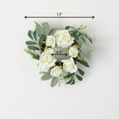 Best reviews of 🔔 Sullivans Artificial 13" Creamy White Rose Mini Wreath 🎁 -Sullivans Sales unnamed file 7439