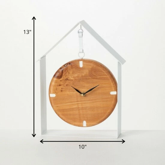 Cheapest 💯 Sullivans Metal Framed House Desk Clock 🌟 6 Cheapest 💯 Sullivans Metal Framed House Desk Clock 🌟 - Image 4