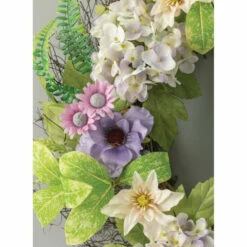 Brand new 🧨 Sullivans Anemone Hydrangea Clematis Wreath - Green ⌛ -Sullivans Sales unnamed file 751