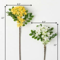 Best Sale 🤩 Sullivans Artificial Sunny Bright Flowering Stems - Set Of 2 🎁 -Sullivans Sales unnamed file 7526