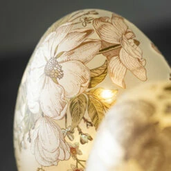 Cheapest ⌛ Sullivans 6.5 In. And 7 In. Flora And Fauna Glass Eggs - Set Of 2; Clear 💯 -Sullivans Sales unnamed file 7556