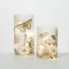 Budget 🎉 Sullivans 6 In And 8 In Flora And Fauna Candle Holders - Set Of 2; Clear - 4"L X 4"W X 8"H; 4"L X 4"W X 6"H ⌛ -Sullivans Sales unnamed file 7562