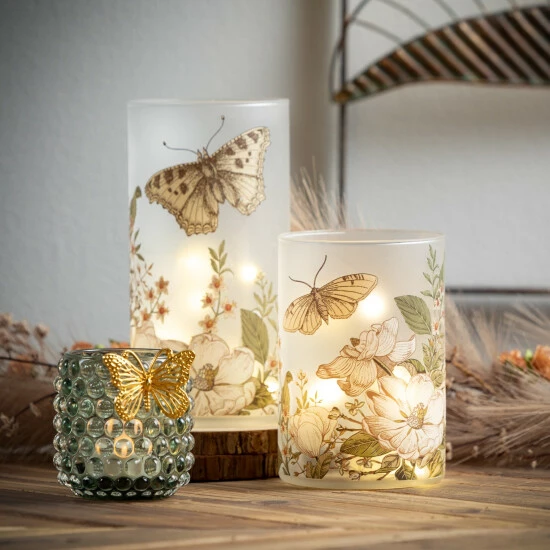 Budget ๐ Sullivans 6 In And 8 In Flora And Fauna Candle Holders - Set Of 2; Clear - 4"L X 4"W X 8"H; 4"L X 4"W X 6"H โ 5 Budget ๐ Sullivans 6 In And 8 In Flora And Fauna Candle Holders - Set Of 2; Clear - 4"L X 4"W X 8"H; 4"L X 4"W X 6"H โ - Image 3