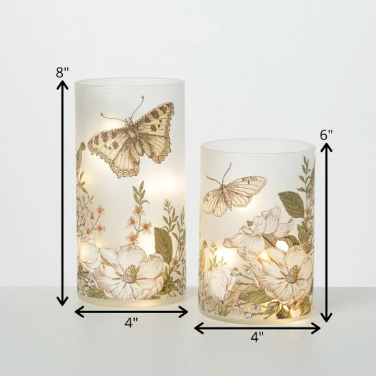 Budget ๐ Sullivans 6 In And 8 In Flora And Fauna Candle Holders - Set Of 2; Clear - 4"L X 4"W X 8"H; 4"L X 4"W X 6"H โ 6 Budget ๐ Sullivans 6 In And 8 In Flora And Fauna Candle Holders - Set Of 2; Clear - 4"L X 4"W X 8"H; 4"L X 4"W X 6"H โ - Image 4